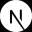Next.js logo Dark | Brandrider London Uk